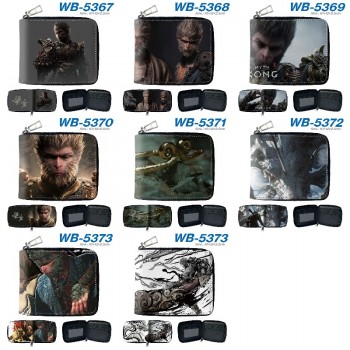 Black Myth Wukong game zipper wallet purse