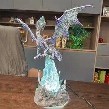 Yu Gi Oh Blue-Eyes White Dragon anime figure(can l...