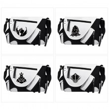 Solo Leveling PU black white color crossbody satch...