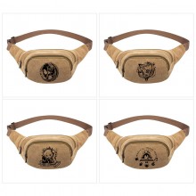 Hatsune Miku anime canvas pocket waist pack bag