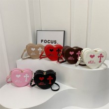 Heart Shaped Crossbody Shoulder Bag