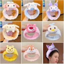 Sanrio Cinnamoroll Melody Plush Makeup Wash Hair R...