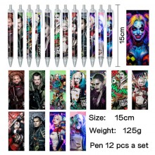 Suicide Squad anime ballpoint pen ball pens(12pcs ...