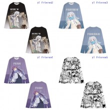 Frieren Beyond Journey's End anime round neck hood...