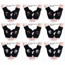 Kaiju No.8 anime cotton half finger gloves a pair