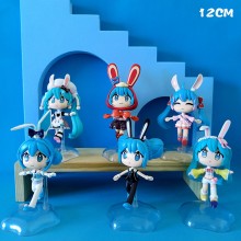 Hatsune Miku anime figures set(6pcs a set)(OPP bag)