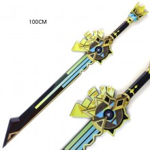 Genshin Impact game cosplay weapon knife wooden sw...