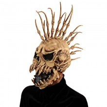 Halloween Horror Props Skeleton Punk Cosplay Latex...