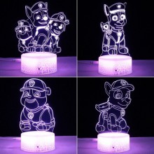 PAW Patrol Anime Acrylic Figure 3D Lamp USB Night ...
