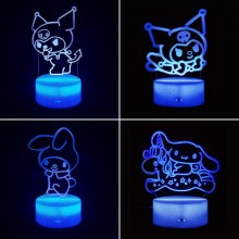 Sanrio Melody kitty Cinnamoroll Kuromi Acrylic Fig...