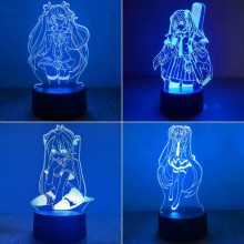 Hatsune Miku Anime Acrylic Figure 3D Lamp USB Nigh...