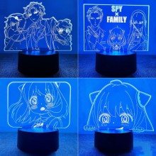 SPY x FAMILY Anime Acrylic Figure 3D Lamp USB Nigh...