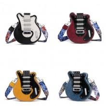 Guitar Shape Shoulder Bags Creative Crossbody Bag