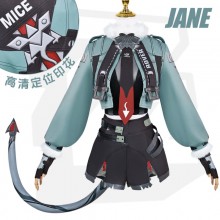 Zenless Zone Zero Jane Doe Cosplay Costume Wig Dre...