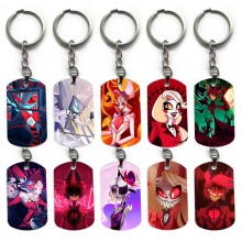 Hazbin Hotel anime alloy two-sided pendant key cha...