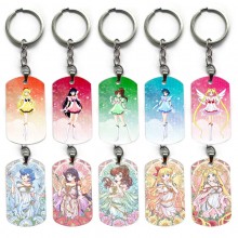 Sailor Moon anime alloy two-sided pendant key chai...