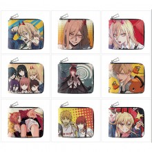 Chainsaw Man anime zipper wallet purse
