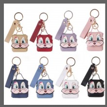 Cute Rabbit wallet key chains