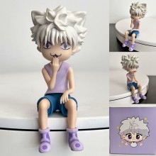 Hunter x Hunter Killua Zoldyck sitting anime figur...
