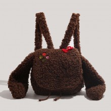 Cute Puppy Plush Backpack Bag