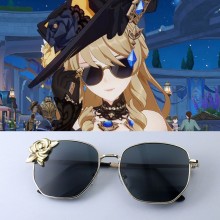 Genshin Impact Navia game cosplay glasses sunglass...
