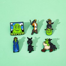 Rick and Morty anime alloy brooch pins