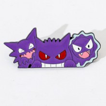 Pokemon Gengar anime alloy brooch pins