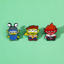 Toy Story Three-eyed Boy Enamel anime alloy brooch pins