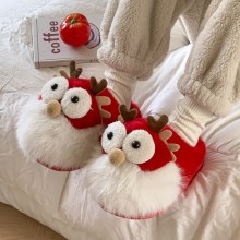 Cartoon Dragon anime plush slippers shoes a pair