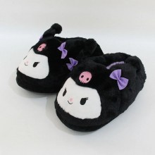 Sanrio My Melody Kuromi anime plush shoes slippers...