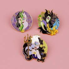 Evil Villain Enamel anime alloy brooch pins