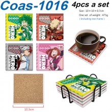 My Hero Academia anime coasters coffee cup mats pa...