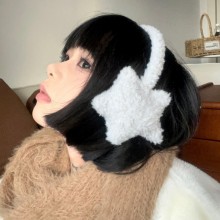 Y2K Star Fluffy Ear Cover Keep Warm Earmuffs Earpl...