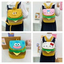 Gello Kitty Melody hamburger anime backpack bag