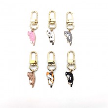 Cute cat anime key chains