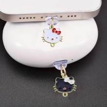 Hello Kitty iPhone samsung Type-C interface dust p...