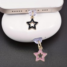 Five-pointed star iPhone samsung Type-C interface dust plug