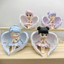 4PCS Angel Wing Princess Dance Girl figures(OPP bag)