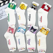 Sanrio Melody kitty Cinnamoroll Kuromi anime cotto...