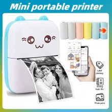 58mm Mini Portable Wireless Photo Thermal Label Pr...