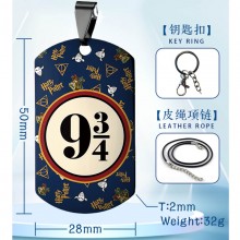 Harry Potter two-sided necklace keychain Key chain...