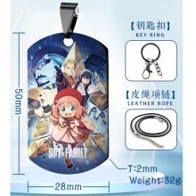 SPY x FAMILY anime two-sided necklace keychain Key...