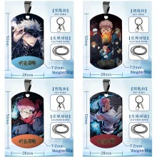 Jujutsu Kaisen anime two-sided necklace keychain K...