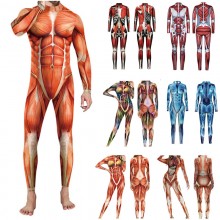 Attack on Titan anime cosplay muscle bodysuit cost...