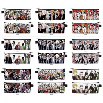 Bleach anime PU zipper pen case pencil bag