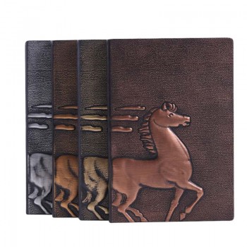European retro relief Vintage Embossed Masquerade A5 Notebooks Hardcover PU Cover 100 Sheets