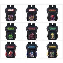 Batman Iron Super Man USB nylon backpack school ba...