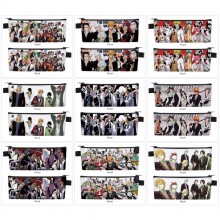 Bleach anime PU zipper pen case pencil bag