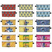 Stitch anime PU zipper pen case pencil bag