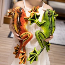Simulation Colorful Frog Plush Doll Toys 28/88cm
